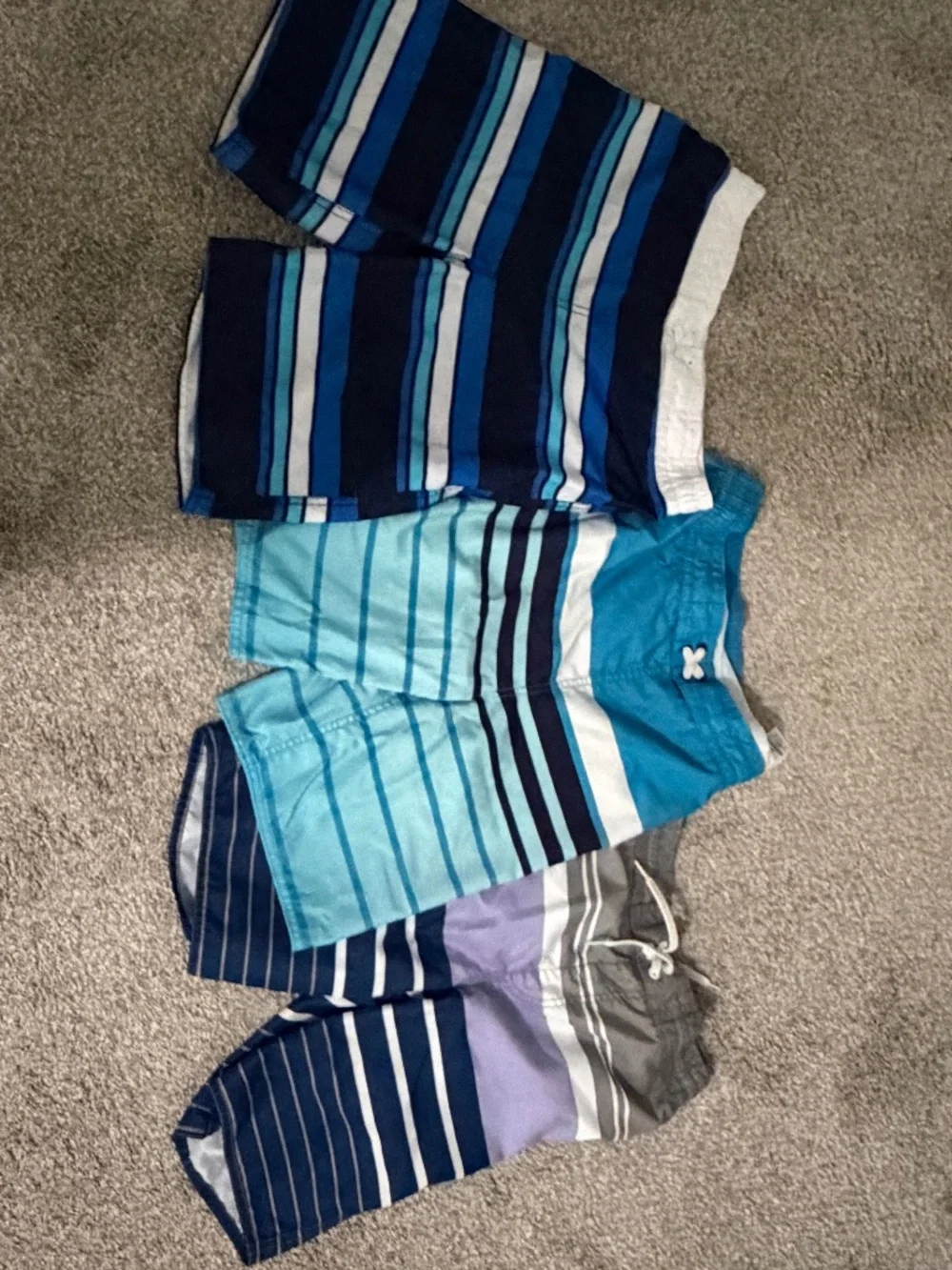 Old Navy Boys XL Swim Trucks - 3 Pairs